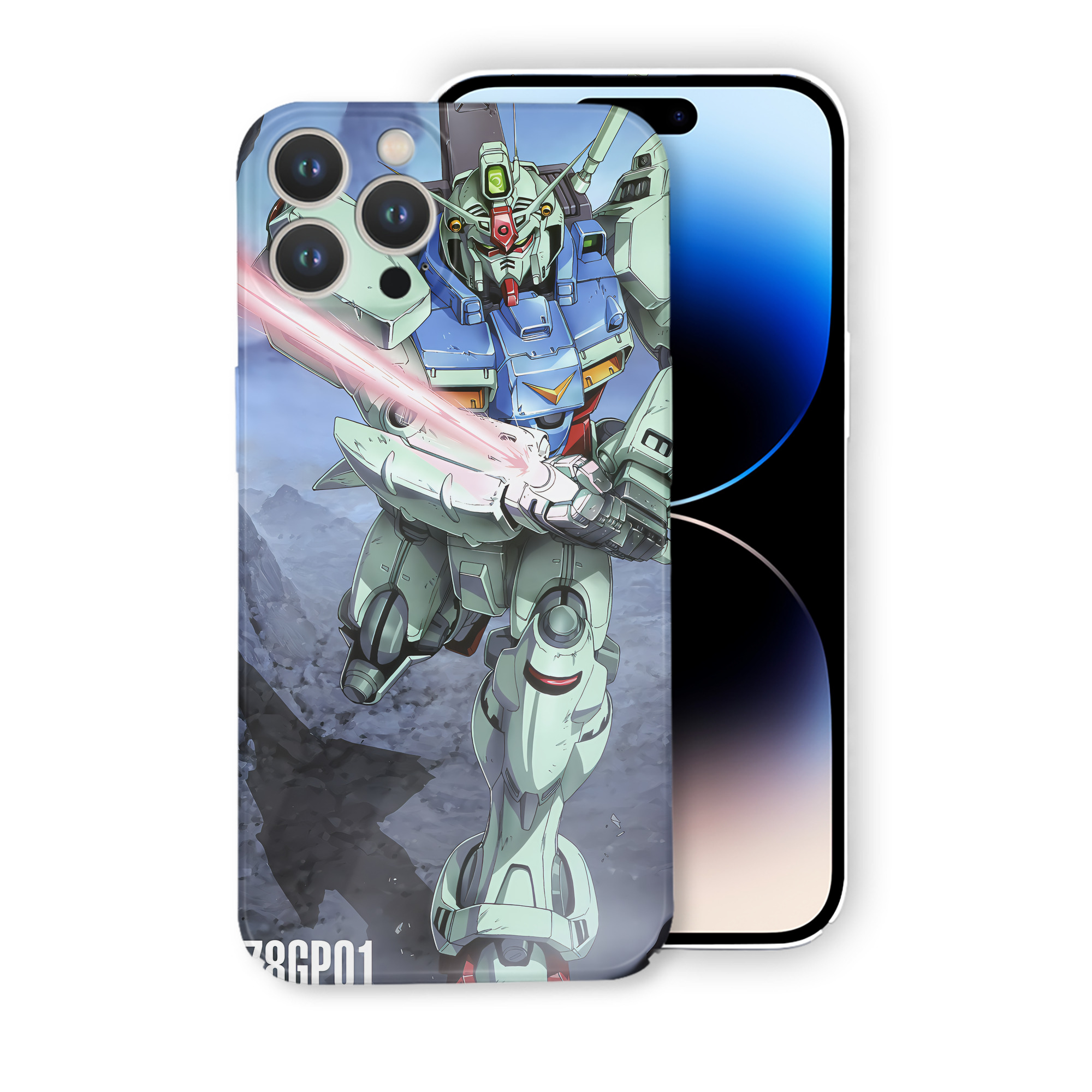 （画像用） 機動戦士ガンダム Mobile Suit Gundam 【iPhone 14シリーズ対応】ハードケース